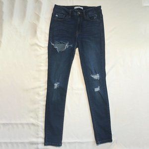 KanCan High-Rise Distressed Jeans
